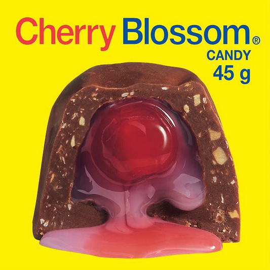 Cherry Blossom Chocolate - Digital Print Oversized Drop Shoulder T-Shirt