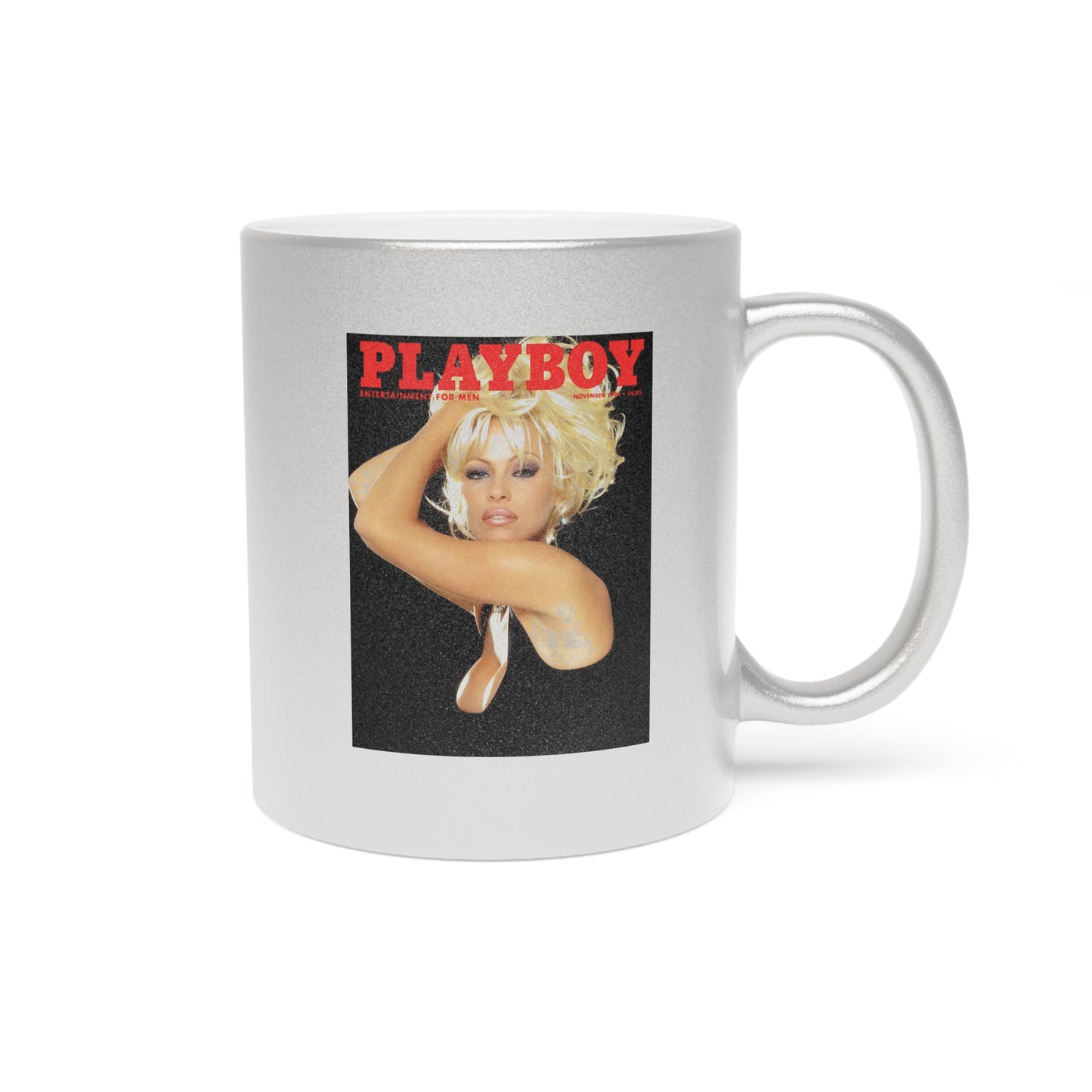 Pamela Playboy 90's Retro Cover - Metallic Mug