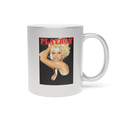 Pamela Playboy 90's Retro Cover - Metallic Mug