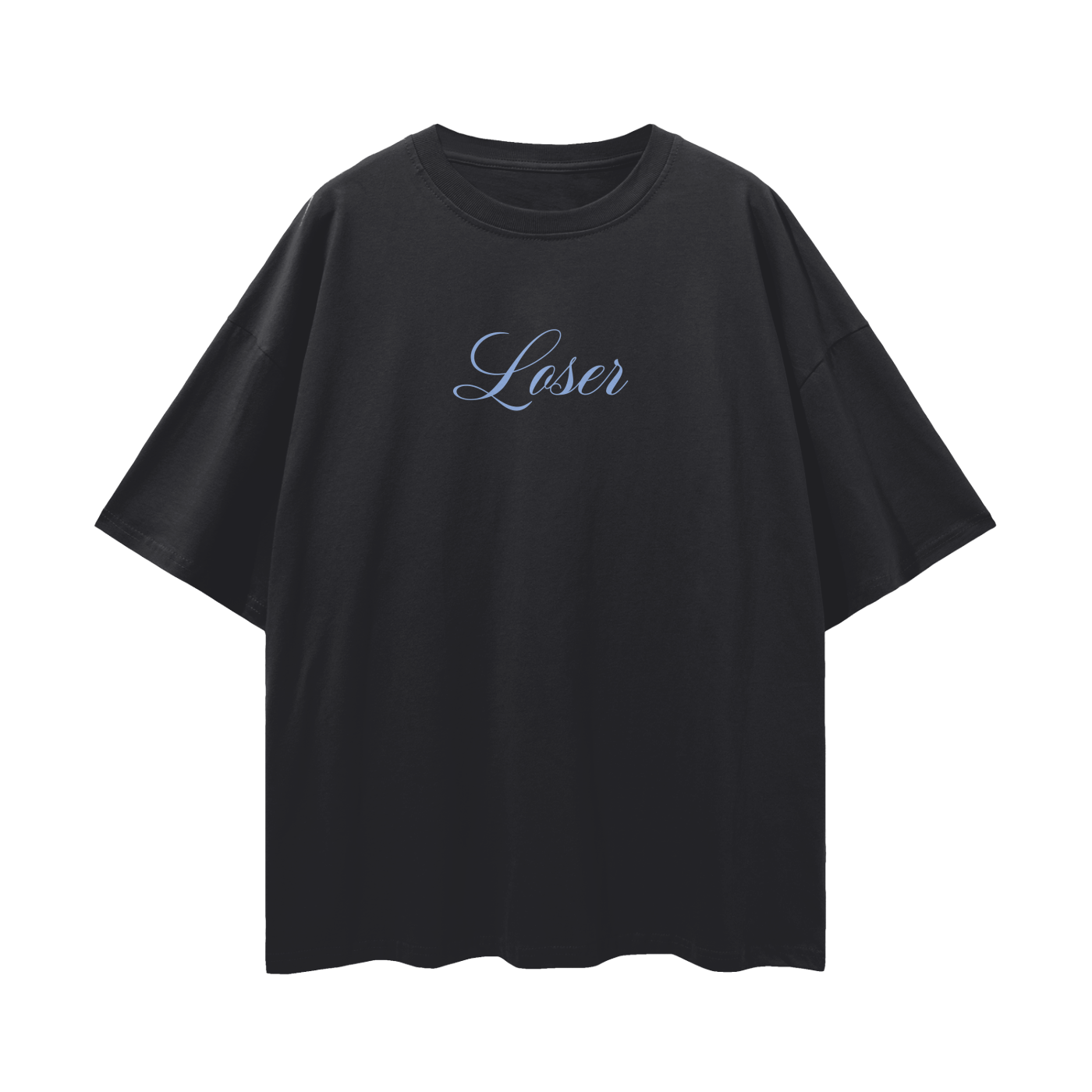 Minimal "Loser" - Digital Oversized Unisex T Shirt