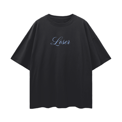Minimal "Loser" - Digital Oversized Unisex T Shirt