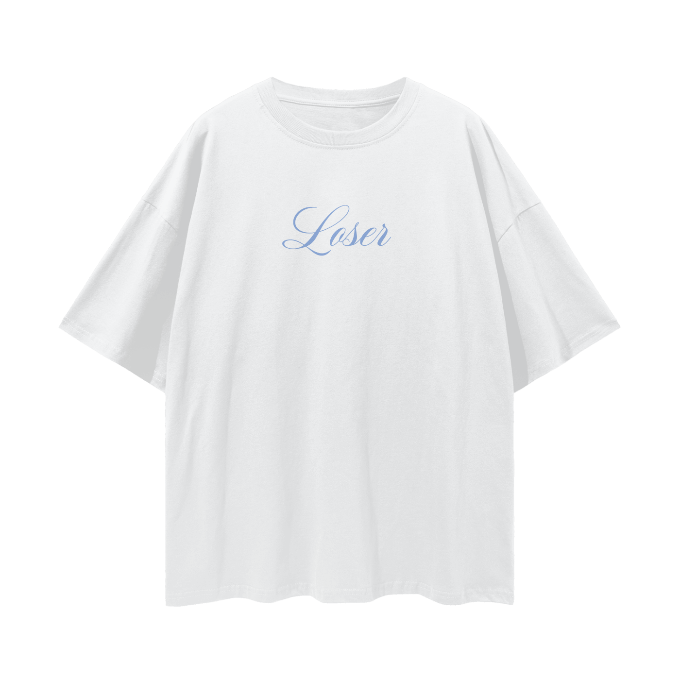 Minimal "Loser" - Digital Oversized Unisex T Shirt