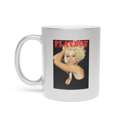 Pamela Playboy 90's Retro Cover - Metallic Mug