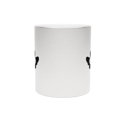 Lo Life Devil/Angel Logo Merch - Silver Metallic Mug