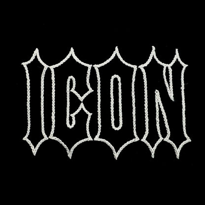 Hand Embroidered ICON - Upcycled Sweatshirt