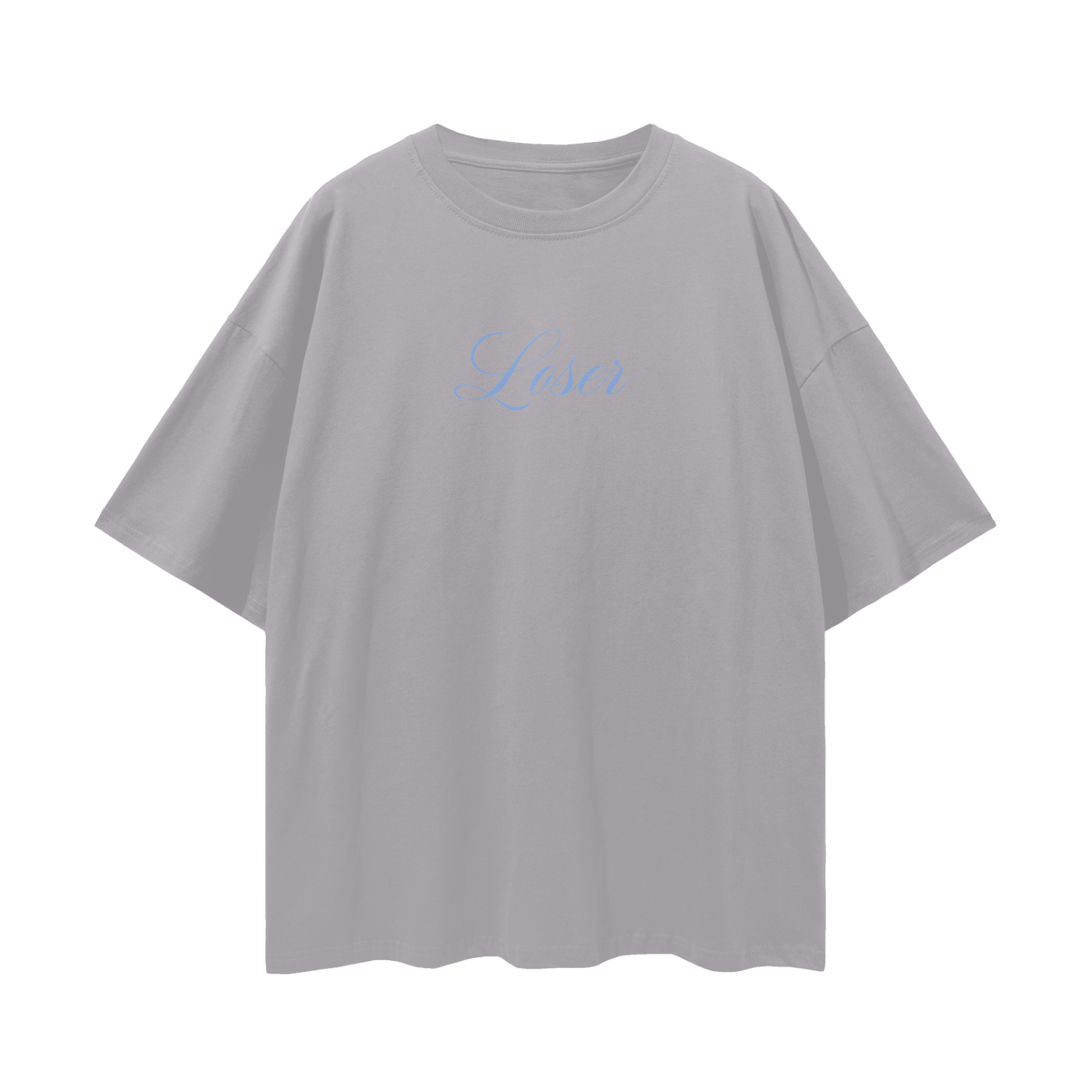 Minimal "Loser" - Digital Oversized Unisex T Shirt