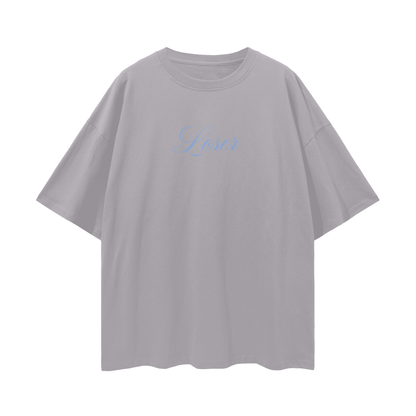 Minimal "Loser" - Digital Oversized Unisex T Shirt