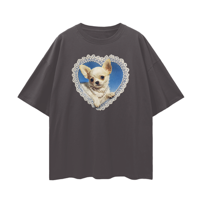 Chihuahua Puppy Love - Digital Print Unisex T-Shirt