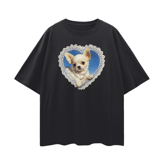 Chihuahua Puppy Love - Digital Print Unisex T-Shirt