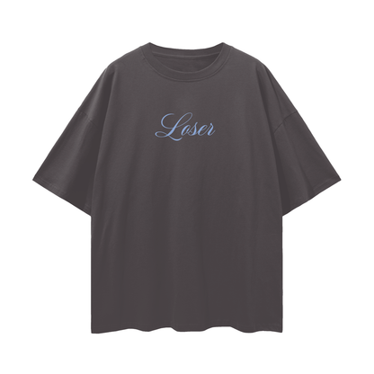 Minimal "Loser" - Digital Oversized Unisex T Shirt