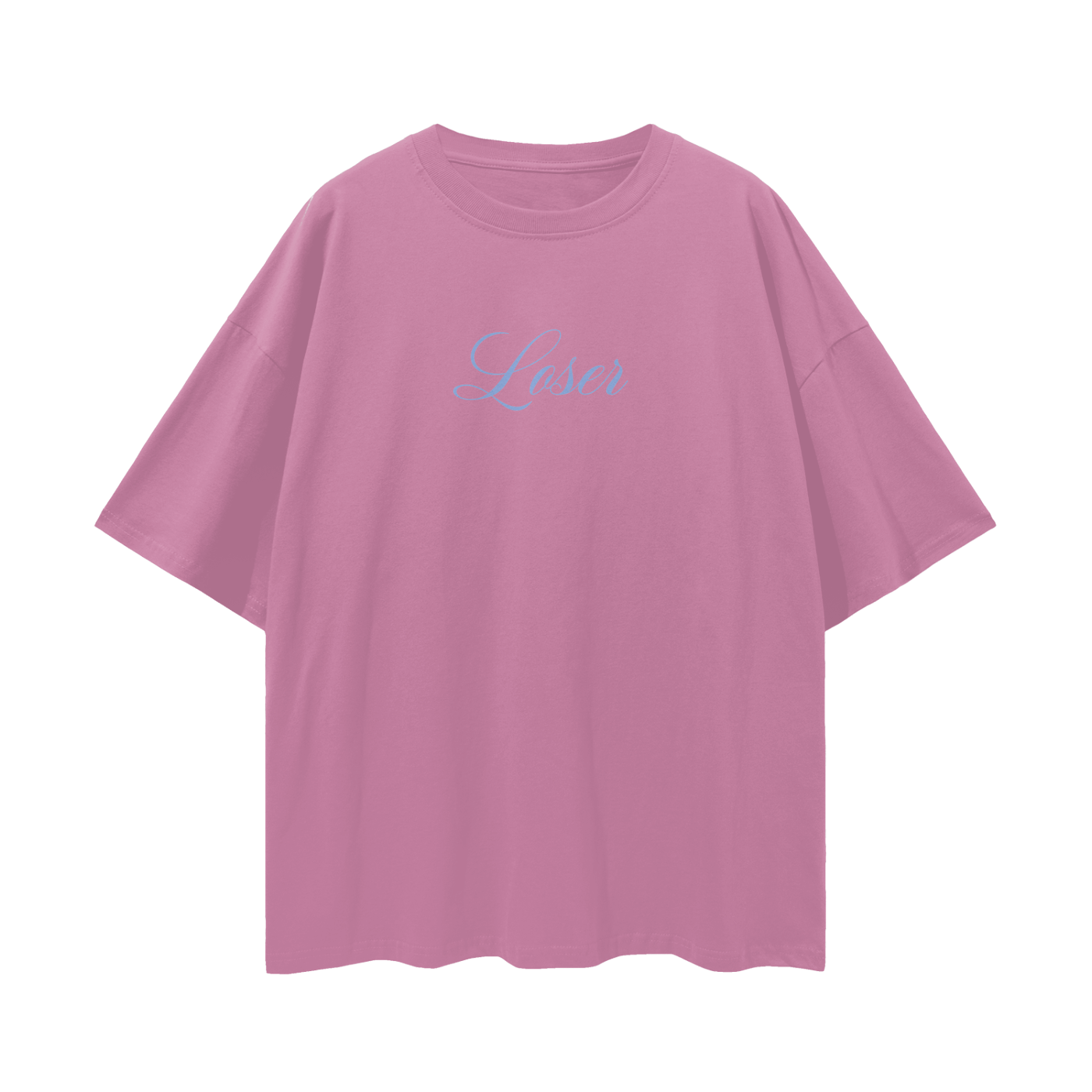 Minimal "Loser" - Digital Oversized Unisex T Shirt