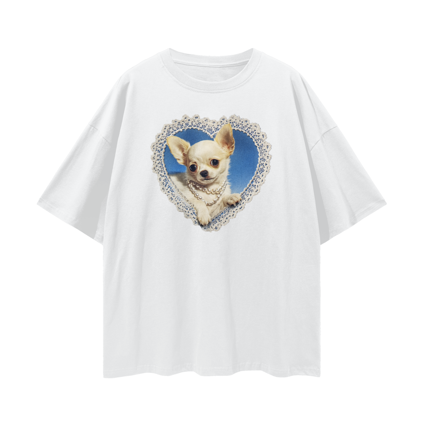 Chihuahua Puppy Love - Digital Print Unisex T-Shirt