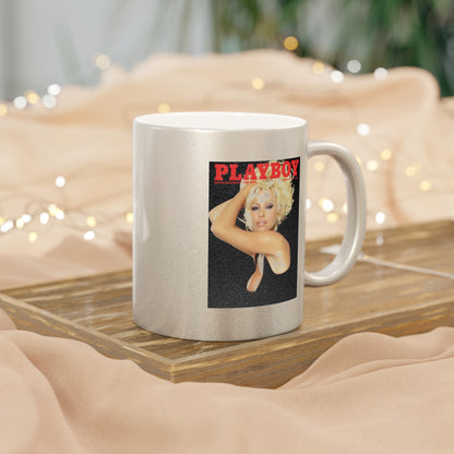 Pamela Playboy 90's Retro Cover - Metallic Mug
