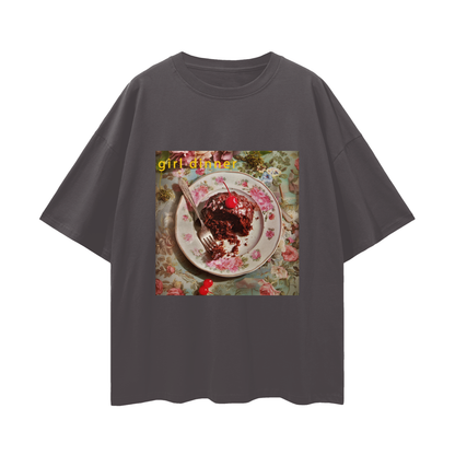 Girl Dinner Cake Still Life - Digital Print Unisex T-Shirt