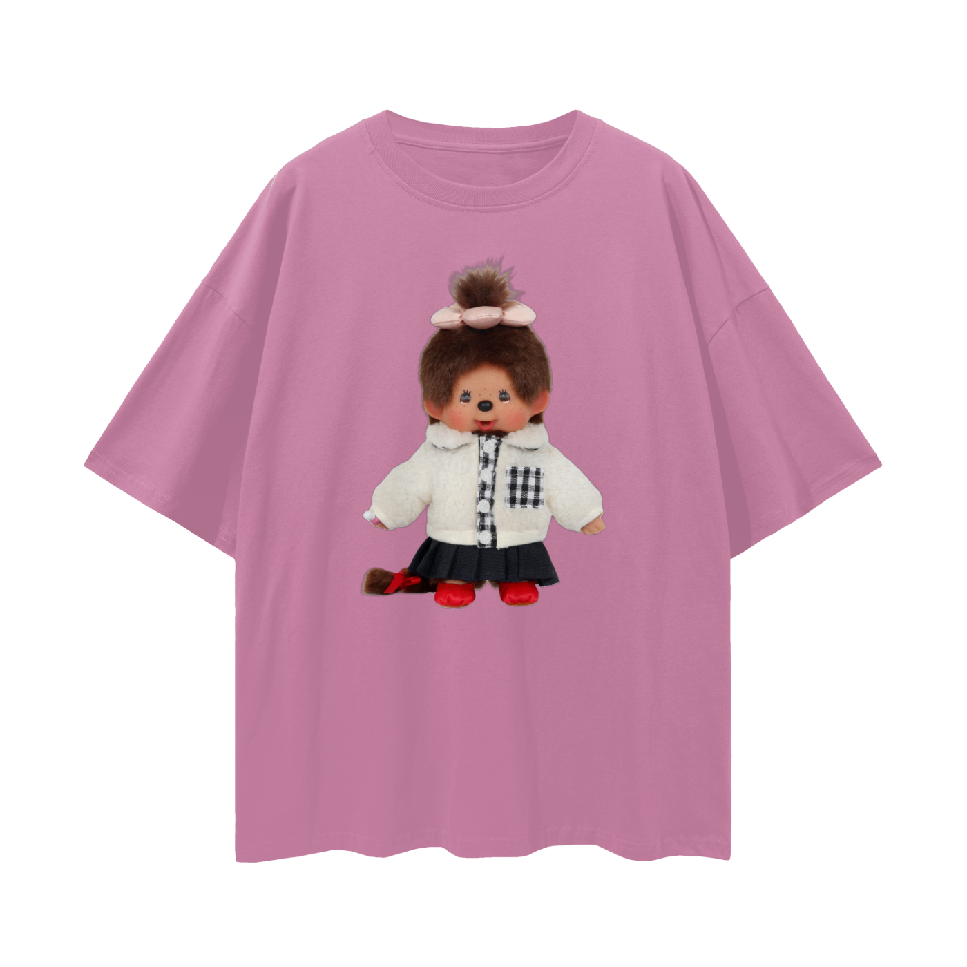 Cute and Girly Monchhichi  - Digital Print Unisex T-Shirt
