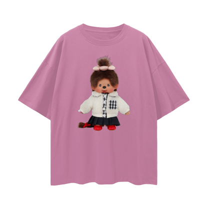 Cute and Girly Monchhichi  - Digital Print Unisex T-Shirt