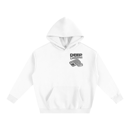 Deep n' Delicious Cake - Digital Print Oversize Fleeced Hoodie