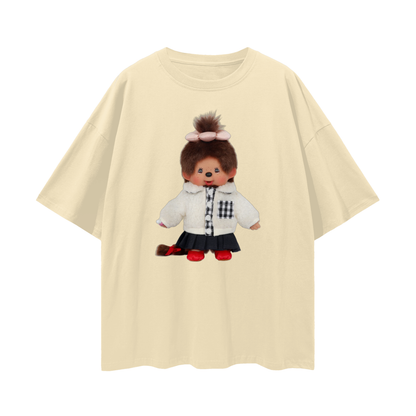 Cute and Girly Monchhichi  - Digital Print Unisex T-Shirt