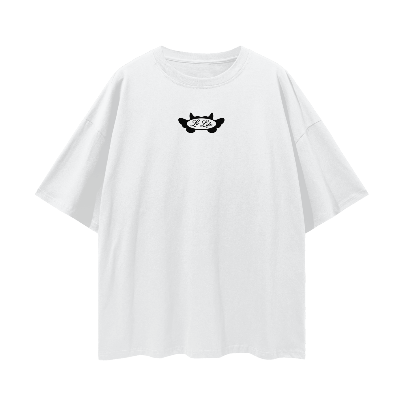 Bikini Beach Cover Up - Digital Print Streetwear Loose Drop Shoulder T-Shirt