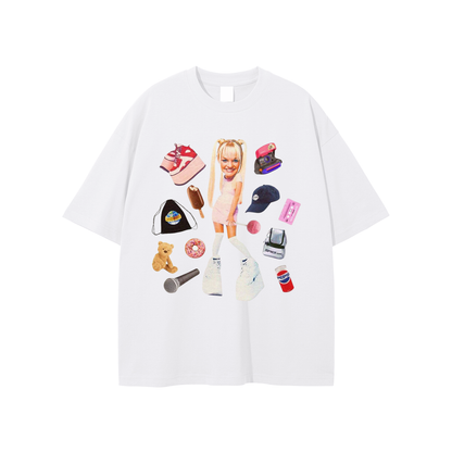 Baby Spice Icon Collage - Digital Print Unisex T-Shirt