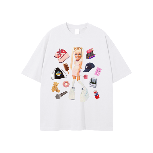 Baby Spice Icon Collage - Digital Print Unisex T-Shirt