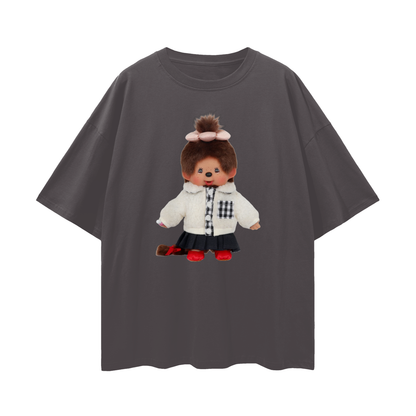 Cute and Girly Monchhichi  - Digital Print Unisex T-Shirt
